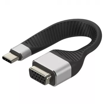 Techly ICOC-USBC-VGA video kabeļa adapteris 0.12 m USB Type-C uz VGA (D-Sub)