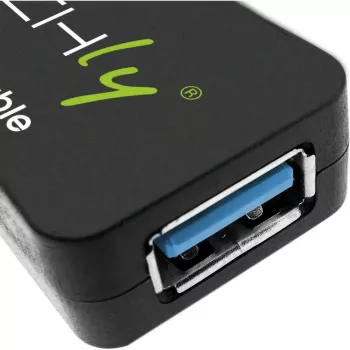 Techly ICUR30100G USB kabelis USB 3.2 Gen 1 (3.1 Gen 1) 10 m USB A Melns