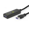 Techly ICUR30100G USB 3.2 Gen 1 (USB 3.0) pagarinātāja kabelis ar signāla atkārtotāju, 10 m