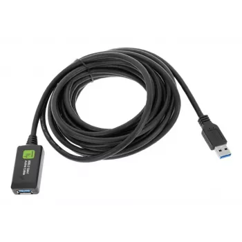 Techly ICUR3050G USB kabelis USB 3.2 Gen 1 (3.1 Gen 1) 5 m USB A Melns