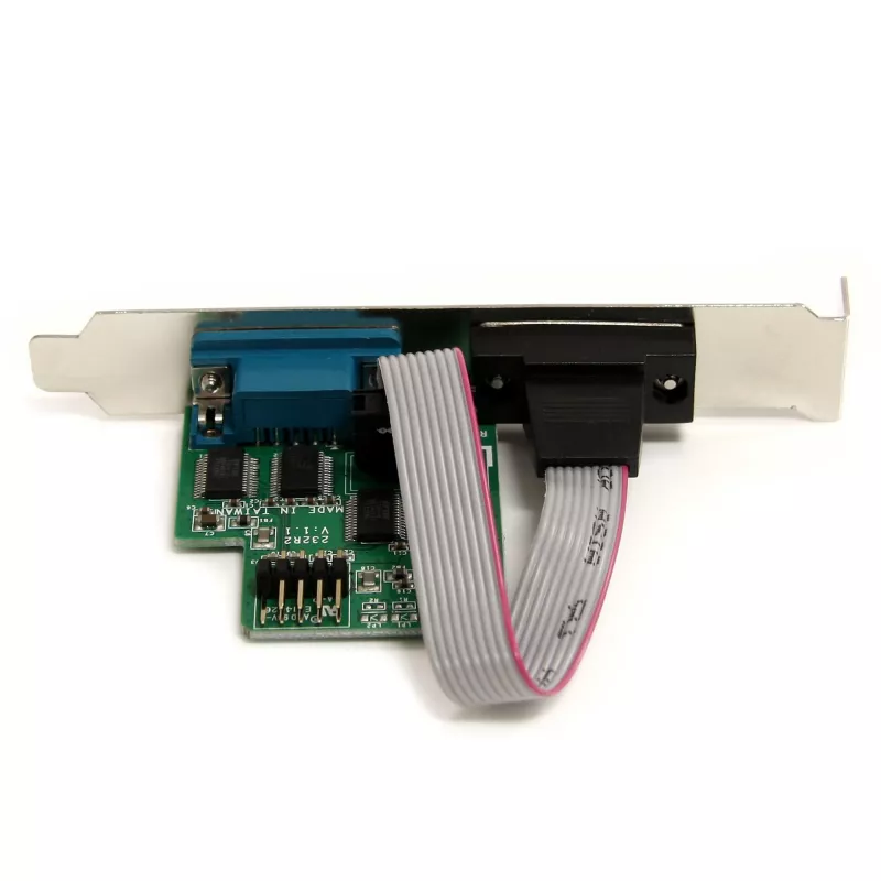 StarTech.com 24 collu iekšējais USB mātesplates savienotājs uz 2 portu RS232 seriālo adapteri