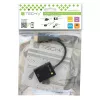 Techly HDMI-VGA2AU adapteris HDMI uz VGA ar Micro USB un audio 0.15 m