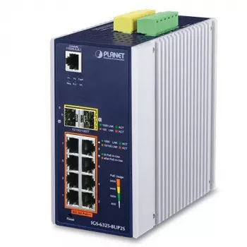 Pārvaldāms L3 slēdzis PLANET IGS-6325-8UP2S 8 porti Gigabit Ethernet PoE