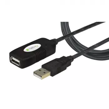 Techly aktīvais pagarinātāja kabelis USB 2.0 Hi-Speed 10m IUSB-REP10TY