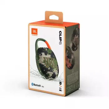 Mono portatīvais skaļrunis JBL Clip 5 kamuflāža