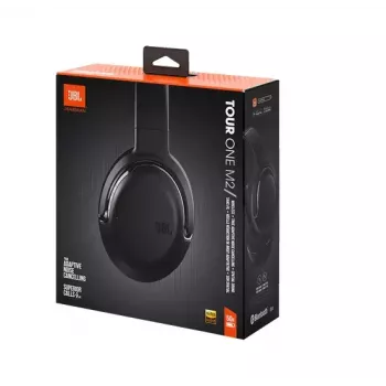 JBL TOUR ONE M2 Bezvadu austiņas, galvas saite, USB Type-C, Bluetooth, Melnas