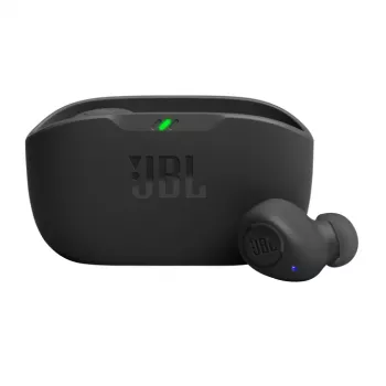 JBL Wave Buds TWS austiņas, iebūvēts mikrofons, dziļi basi, melnas