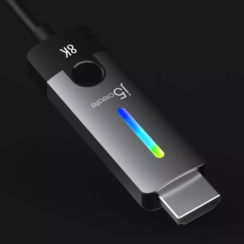 j5create JCC157-N USB-C uz HDMI 2.1 8K kabelis 1.79m
