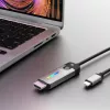 j5create JCC157-N USB-C uz HDMI 2.1 8K kabelis 1.79m