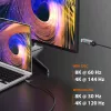 j5create JCC157-N USB-C uz HDMI 2.1 8K kabelis 1.79m