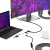 j5create JCD373-N USB-C centrmezgls ar vairākiem portiem un Power Delivery, HDMI 4K (3840x2160 @ 30 Hz), USB-A, USB-C, SD/microSD, 3,5 mm, 5 Gbit/s, balts