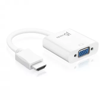j5create JDA213 HDMI uz VGA adapteris balts 0.1m 1920x1080P