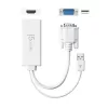 j5create JDA214 VGA uz HDMI video audio adapter balts 0.176m