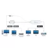 j5create JDA214 VGA uz HDMI video audio adapter balts 0.176m