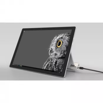 Kensington Keyed Cable Lock Surface Pro un Surface Go slēdzene, 1.8 m, atslēga, oglekļa tērauds, melna, sudraba