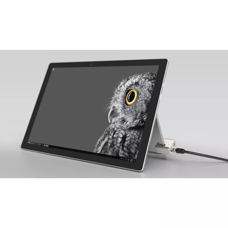 Kensington Keyed Cable Lock Surface Pro un Surface Go slēdzene, 1.8 m, atslēga, oglekļa tērauds, melna, sudraba