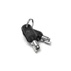 Kensington Keyed Cable Lock Surface Pro un Surface Go slēdzene, 1.8 m, atslēga, oglekļa tērauds, melna, sudraba