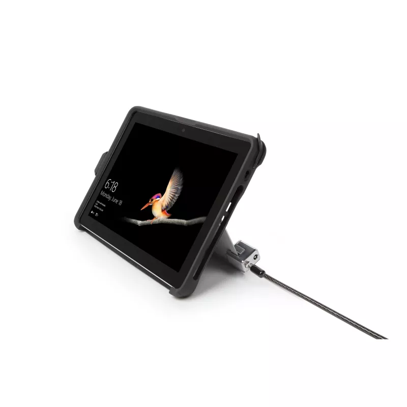 Kensington Keyed Cable Lock Surface Pro un Surface Go slēdzene, 1.8 m, atslēga, oglekļa tērauds, melna, sudraba