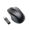 Kensington Pro Fit Wireless Full-Size pele, divpusēja, optiskā, RF bezvadu, 1600 DPI, melna