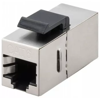 Microconnect KEYSTONE-11 plakanais keystone modulis, 2×RJ-45, melns