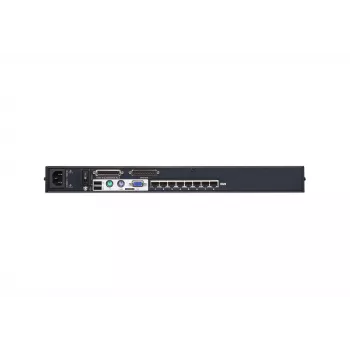 ATEN KH1508A 8-portu Cat 5e/6 KVM slēdzis, 1920 x 1200 pikseļi, Ethernet LAN, WUXGA, 5.1 W, Melns
