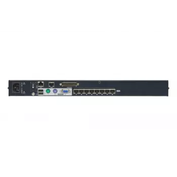 ATEN KH1508Ai 8 portu CAT5e/6 KVM slēdzis caur IP, 1920 x 1200 pikseļi, Ethernet LAN, WUXGA, 8,7 W, melns