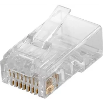 Mikrosavienotājs RJ45 MicroConnect KON503-10 caurspīdīgs 10 gab.