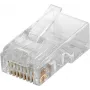 Mikrosavienotājs RJ45 MicroConnect KON503-10 caurspīdīgs 10 gab.