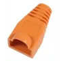MicroConnect KON503O RJ45 atslogojošais zābaciņš, oranžs, 50 gab.