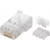 Microconnect KON505-10 RJ45 savienotājs caurspīdīgs Cat6
