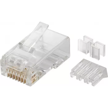 Microconnect KON505-10 RJ45 savienotājs caurspīdīgs Cat6