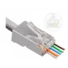 Microconnect KON512-50EZ RJ45 savienotājs CAT6a, sudraba, 50 gab.