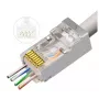 Microconnect KON512-50EZ RJ45 savienotājs CAT6a, sudraba, 50 gab.
