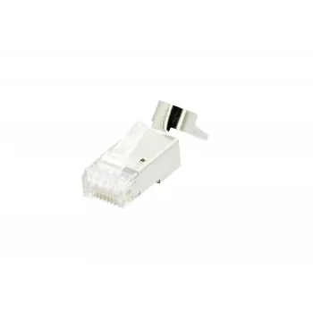 MicroConnect KON513-10 RJ45 savienotājs, sudraba, FTP Cat7, 10 gab.