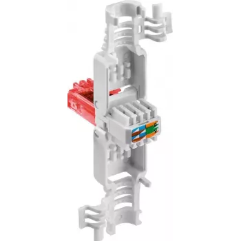 Microconnect KON520TL RJ-45 vadu savienotājs, balts