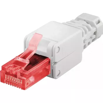 Microconnect KON520TL RJ-45 vadu savienotājs, balts