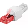 Microconnect KON520TL RJ-45 vadu savienotājs, balts