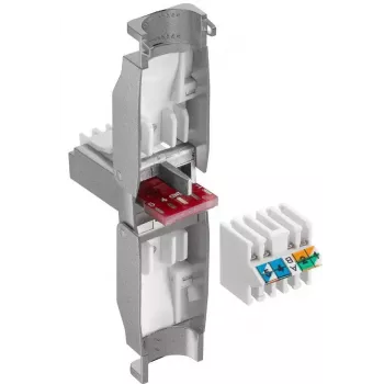 Microconnect KON522TL RJ45 savienotājs, sudraba krāsa