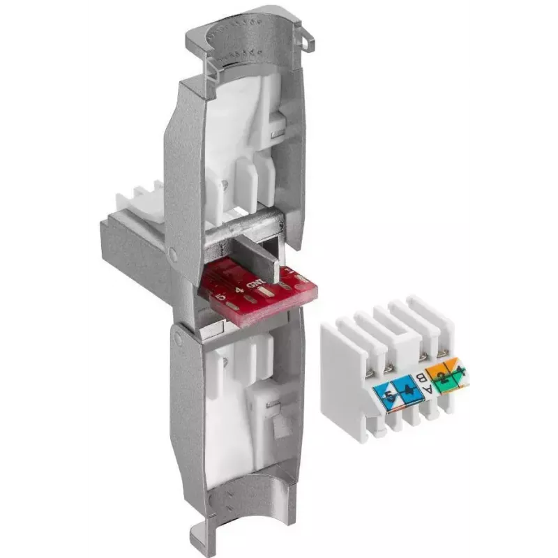Microconnect KON522TL RJ45 savienotājs, sudraba krāsa