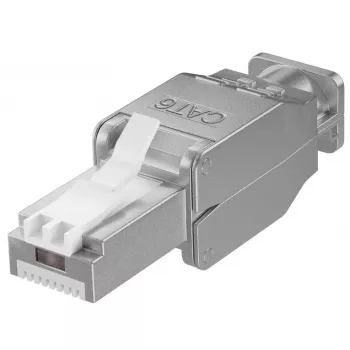 Microconnect KON522TL RJ45 savienotājs, sudraba krāsa