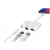 Microconnect LIGHT-HUB2 Lightning dokstacija/portu paplašinātājs balts