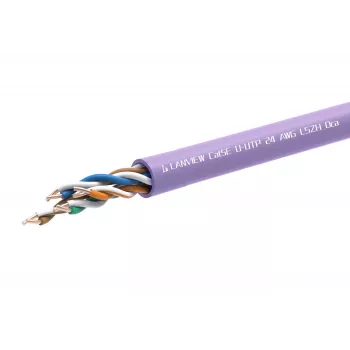 Tīkla kabelis Lanview LVN122152 RJ45 Cat5e 305 m Violeta