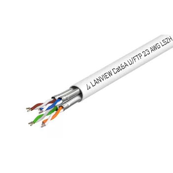 Lanview LVN122430 tīkla kabelis balts 500 m Cat6a U/FTP (STP)