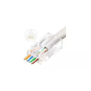 Lanview LVN125305 RJ45 savienotājs caurspīdīgs 50 gab.