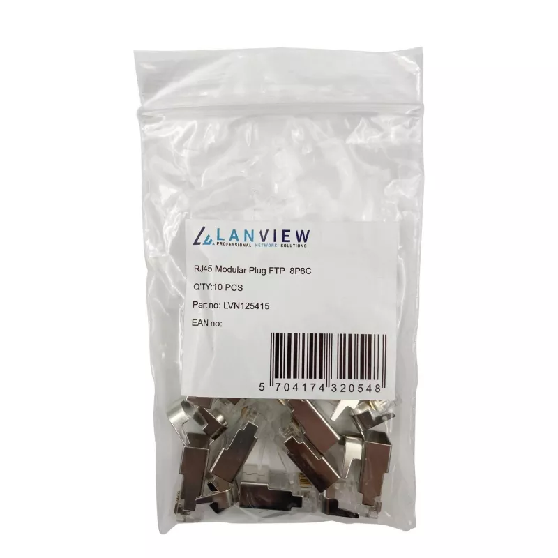Lanview LVN125415 vītā pāra savienotājs RJ45 metālisks