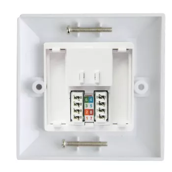 Lanview LVN126188UK balta kontaktligzdas kārba