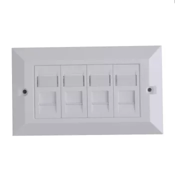 Lanview LVN126188UK-4 kontaktligzdu bloks RJ-45 balts