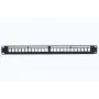 Lanview LVN127603 19 inch 1U ekranēts sadales panelis 24×RJ-45 Cat5e STP
