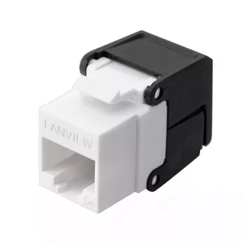 Lanview LVN128076 keystone modulis Cat5e neslēgts RJ-45 melns