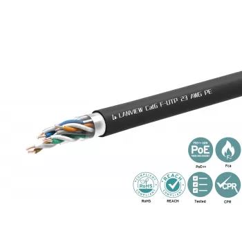 Lanview LVN-CAT6PE-FUTP-305M tīkla kabelis Cat6 F/UTP (FTP) 305 m